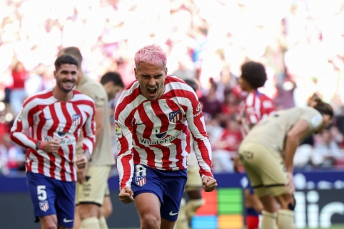 A. Griezmann's double seals victory for Atletico team