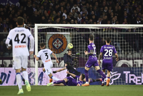 Fiorentina" and "Atalanta" team clash ended in a draw