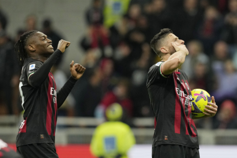 AC Milan" continues to fight for a place in the Champions League