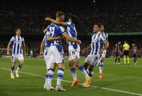 Real Sociedad" defeated "Barça" and took a solid step towards the Champions League