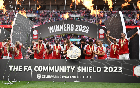 Arsenal" won the "Community Shield" trophies