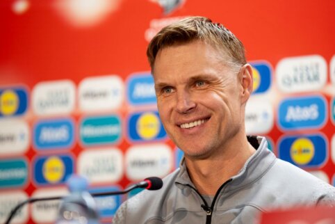 E. Jankauskas: "National team players feel good and want to be here