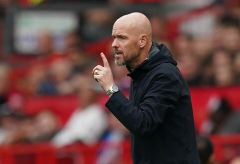 E. ten Hag, who had complaints about the judge: "The team's game was good