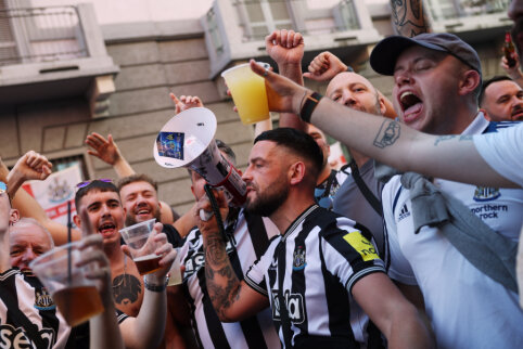 Before the Champions League battle - clashes between PSG and "Newcastle" fans