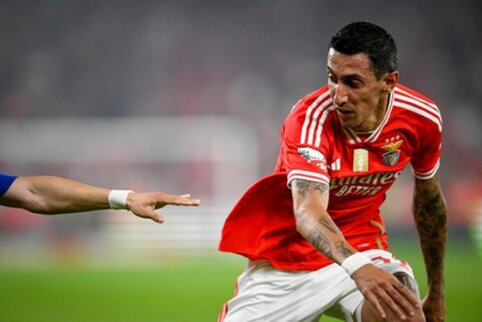 After A. Di Maria's goal, "Benfica" triumphed in the derby