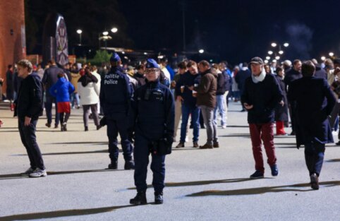 Before the match against Belgium and Sweden - act of terror