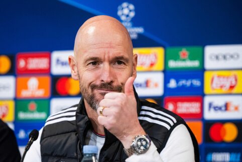 „Man Utd“ leaders consider the possibility of keeping E. ten Hag