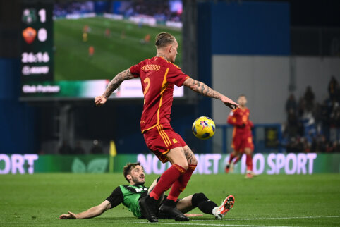 At the end of the match, "Roma" defeated the team of "Sassuolo