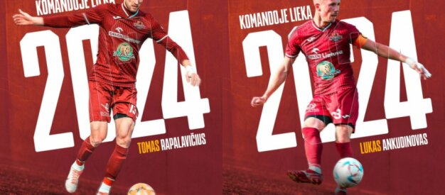 Telsiai's 'Džiugas' maintained T. Rapalavičius and L. Ankudinov