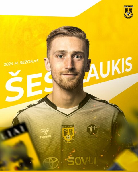 D. Šešplaukis remains in the "Šiauliai" team