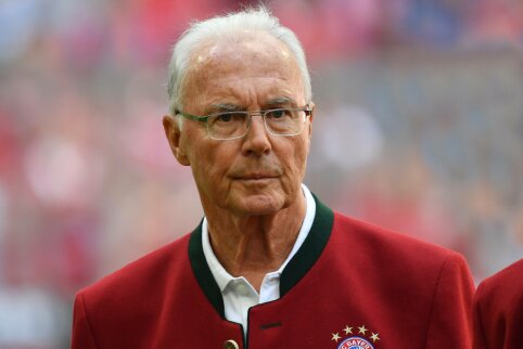 The German football legend F. Beckenbauer set off for Anapilis