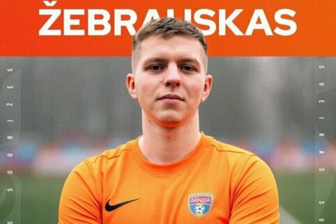 N. Žebrauskas joined Gargždai "Bangos" club