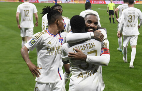 In France, the club "Lyon" climbed out of the relegation zone