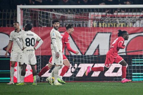 AC Milan" did not stand up against "Monza" in the minor leagues