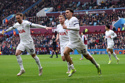 Tottenham" crushed "Aston Villa" in an important match