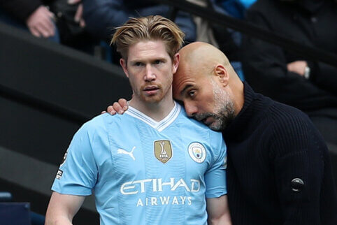 At a press conference - a highly sarcastic response from P. Guardiola