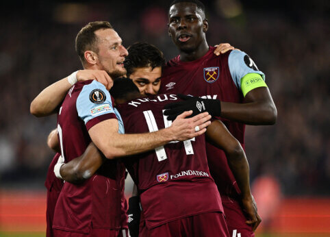 West Ham United" retaliated with a goal against "Freiburg" team