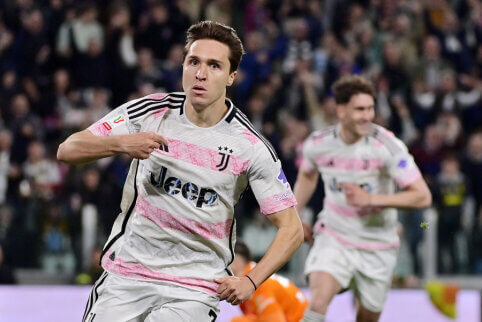 Juventus" won the first Italian Cup semi-final match