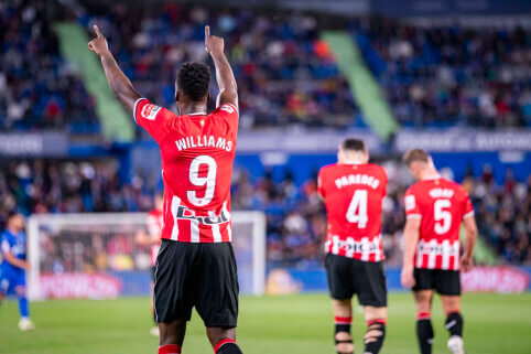 In Spain, Bilbao's "Athletic" scored two goals and received two red cards