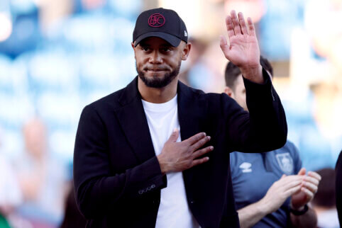 ‘Burnley’ coach V. Kompany – on the way to ‘Bayern’