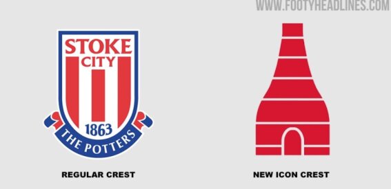 Stoke City" announced a controversially assessed new logo