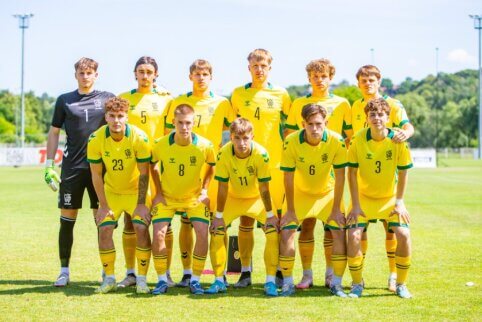 U19 national team lost to Latvia in the Baltic Cup tournament