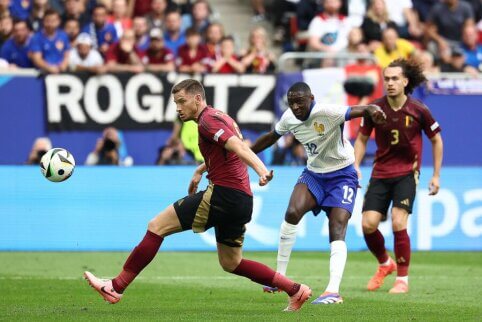 J. Vertonghen's goal into his own goal led the French into the EURO 2024 quarter-finals