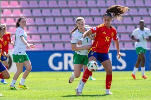 In the European Girls Championship being held in Lithuania - a goal that has attracted international attention