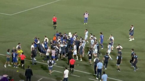 France achieved a small revenge against Argentina at the Olympics, and after the match, huge riots broke out.