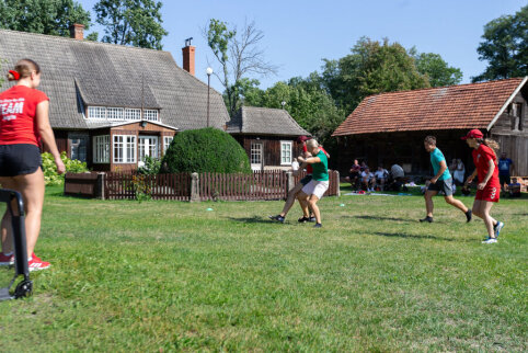 Family Football Festival took place at the Rimšai estate, which has been around for over a century.