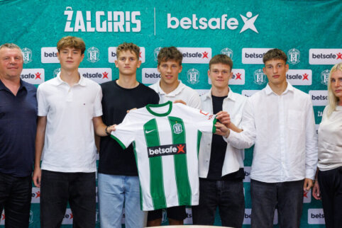 Vilnius 'Žalgiris' signed contracts with five academy youth players