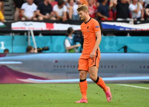 M. de Ligt: 'I admit I made a mistake during the goal'