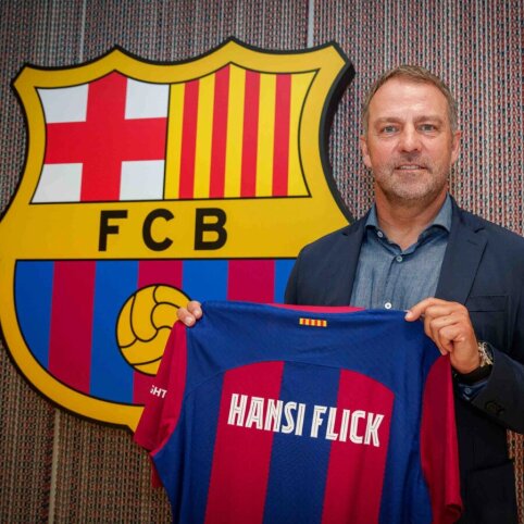 H. Flick is the best La Liga coach of August.