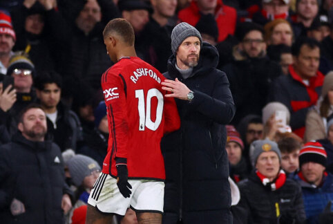 E. ten Hag: "There must be something wrong with a person if they speculate nonsense about M. Rashford"