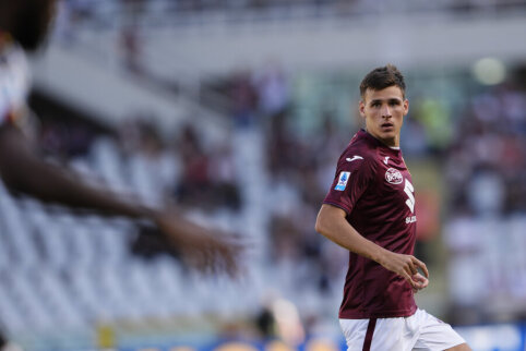 G. Gineitis played in the first half of the match, but Torino was eliminated from the cup.