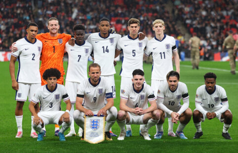 The English announced the players' lineup for matches against the Greeks and the Finns.