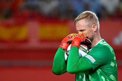 K. Schmeichel's mistake gifted victory to Spain