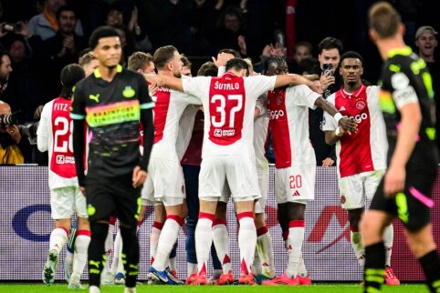 Ajax handed PSV their first defeat in the Eredivisie.