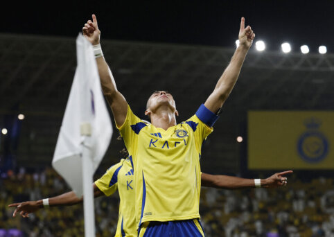 C. Ronaldo's double allowed 'Al Nassr' to celebrate victory.