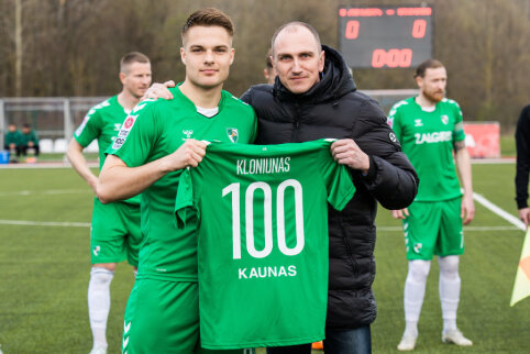 E. Kloniūnas remains with 'Kauno Žalgiris' club, K. Šilkaitis left the team.