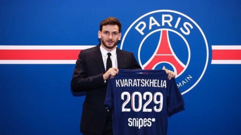 Official: K. Kvaratskhelia has moved to PSG for a large sum