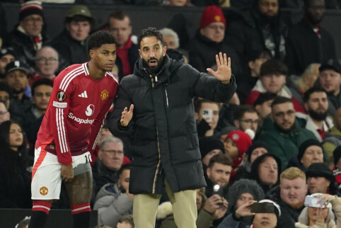 R. Amorim spoke out boldly about M. Rashford's situation: 'I would rather include the goalkeeping coach in the team lineup'