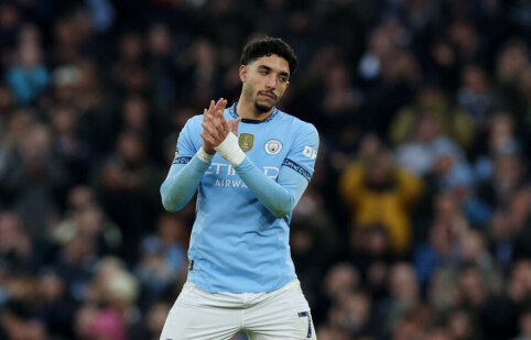 O. Marmoush's hat-trick helped Manchester City secure victory.