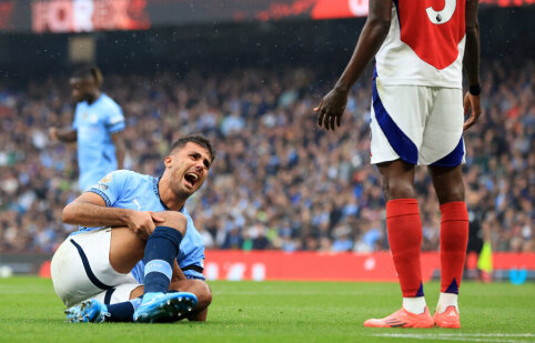 P. Guardiola spoke about the possibility of Rodri's early return.