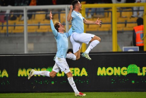 Lazio, battling for Champions League spots, played to a draw.