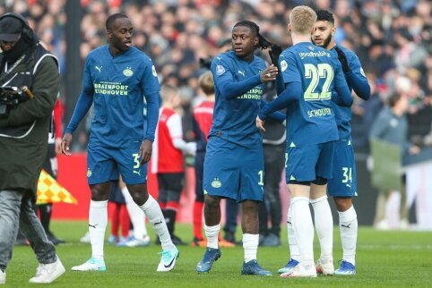 PSV fans 'warmed up' in the English match before the Champions League game