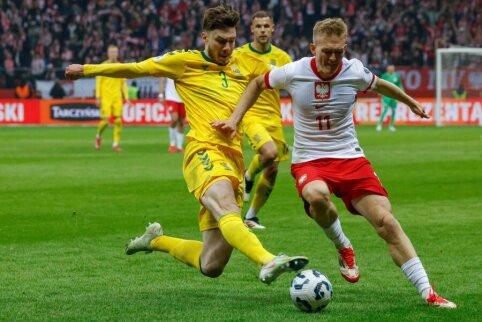 The Lithuanian team, playing boldly, narrowly lost to Poland.