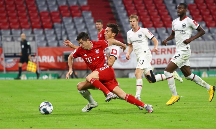 "Bayern" faced serious resistance and stepped into the German cup final