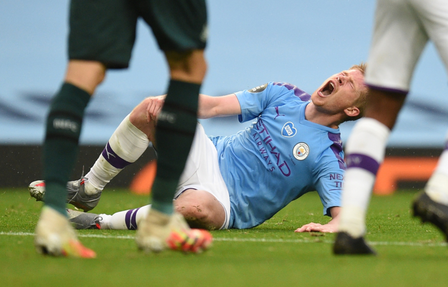 "Man City" has lost K. De Bruyne for a long time