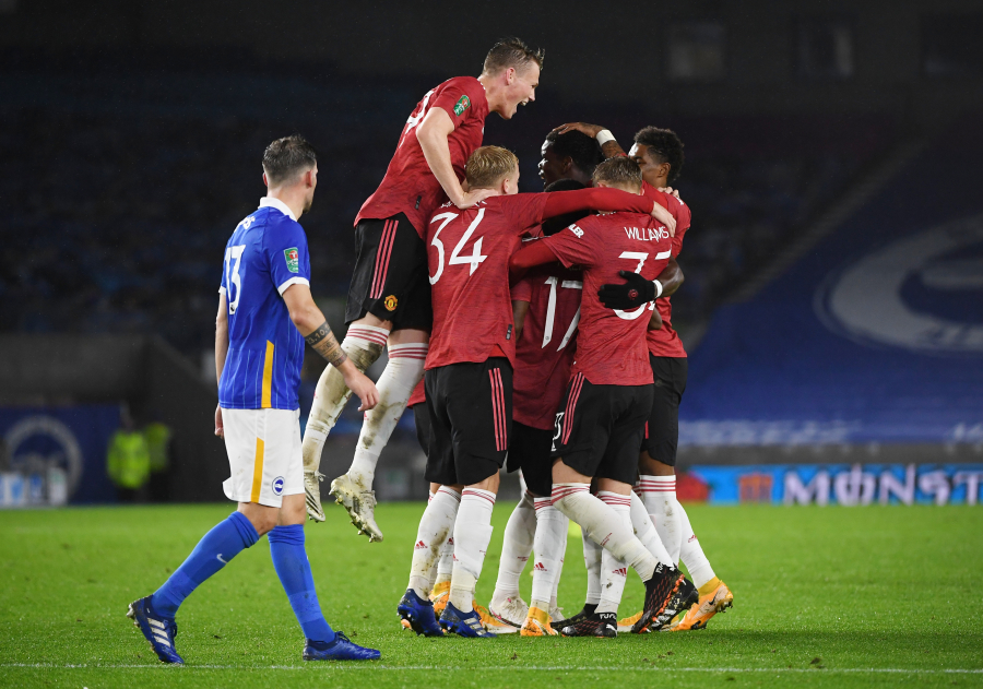 Manchester clubs - in the next round of the English League Cup